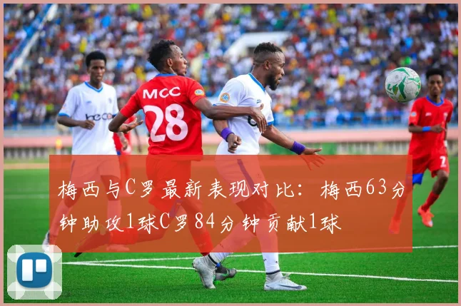 梅西与C罗最新表现对比：梅西63分钟助攻1球C罗84分钟贡献1球